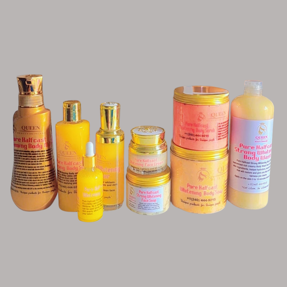 Pure Halfcast Strong Whitening Set (9pcs)