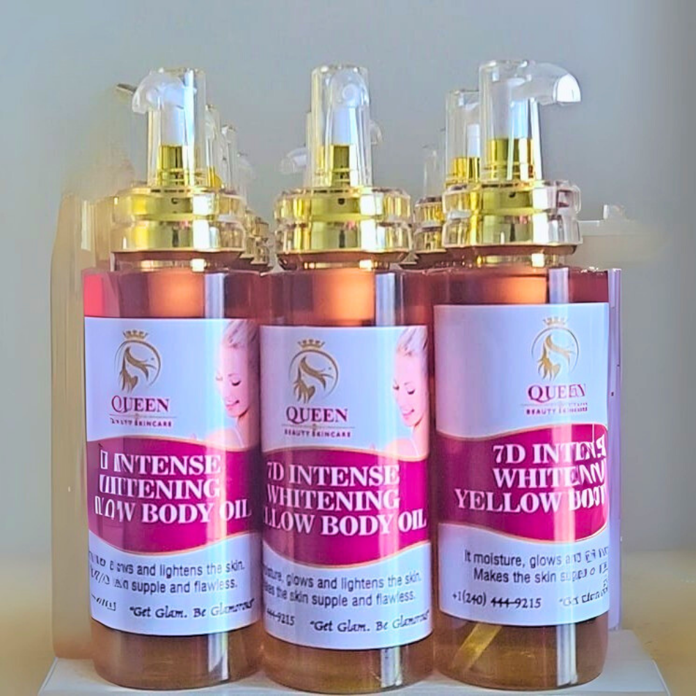 7D Intense Whitening Yellow Tone Body Oil 200ml