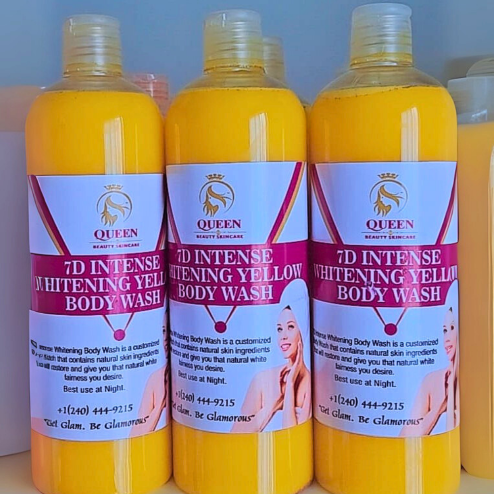 7D Intense Whitening Yellow Body Wash