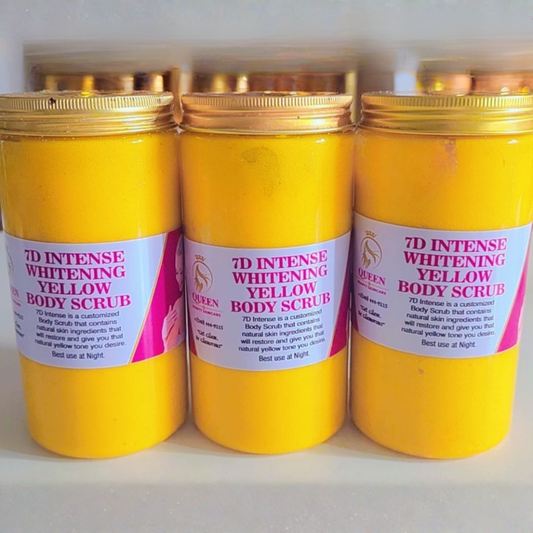 7D Intense Whitening Yellow Tone Body Scrub 350g