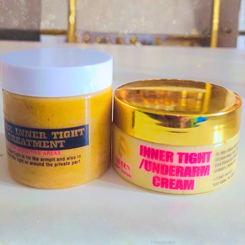 Dark Inner Thigh & Under Arm Scrub& Cream Set (2pcs)