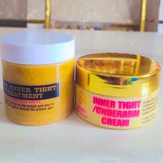 Dark Inner Thigh & Under Arm Scrub& Cream Set (2pcs)