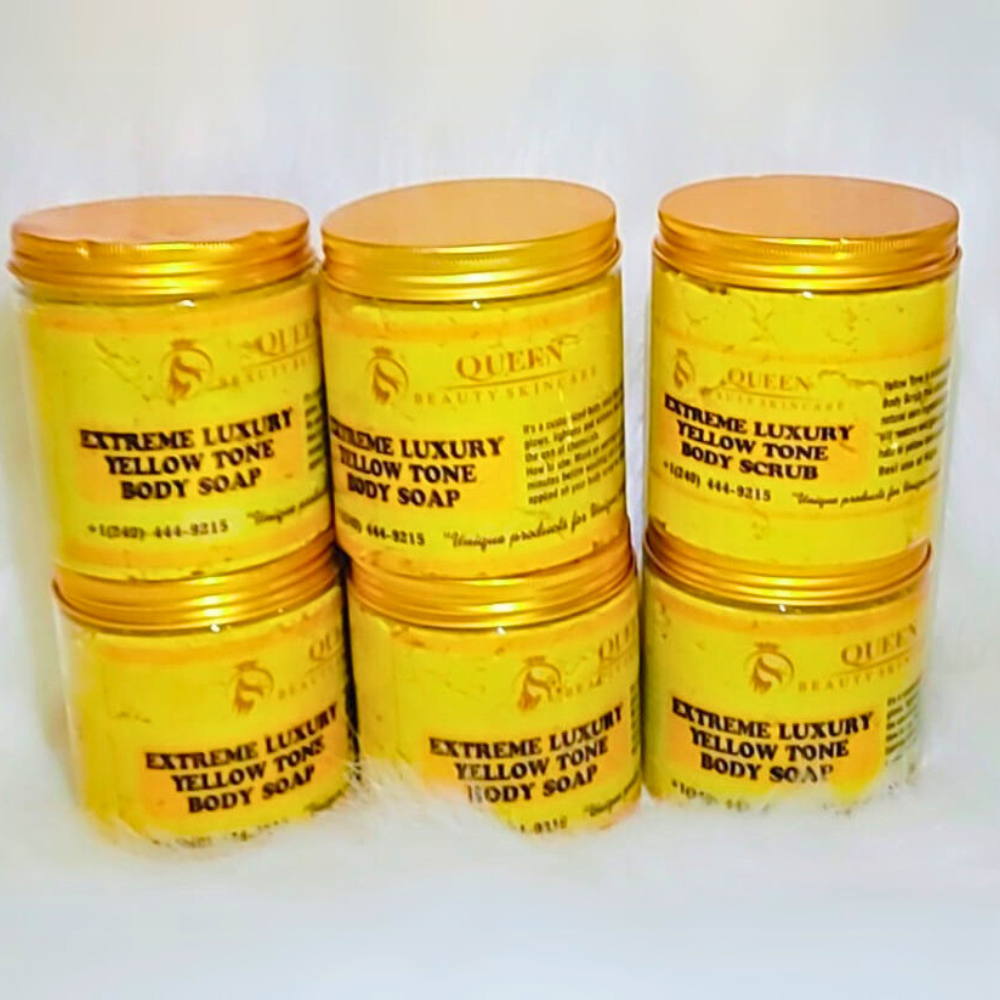 7D Intense Whitening Yellow Tone Body Soap – 500g