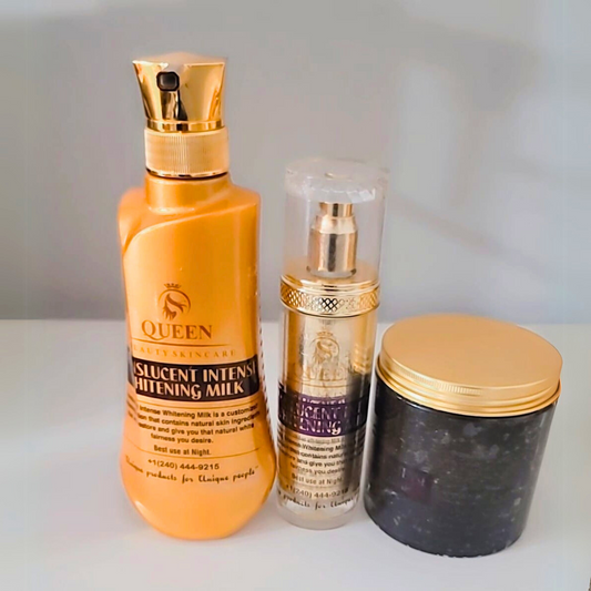 Translucent Intense Whitening Body Milk in 3-Set