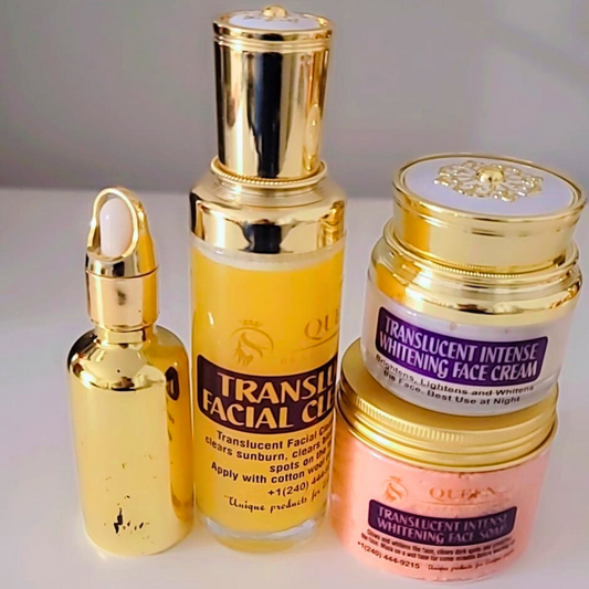 Translucent Intense Whitening Milk Face Set