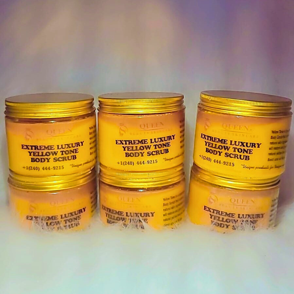7D Intense Whitening Yellow Tone Body Scrub 350g